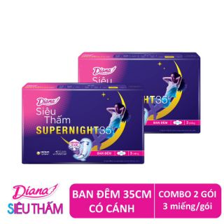 BĂNG VỆ SINH DIANA BAN ĐÊM 35CM