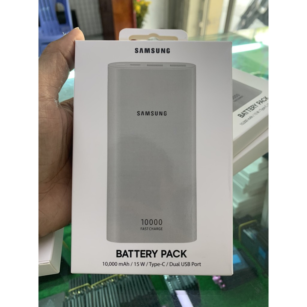 Pin Sạc dự phòng samsung EB-P1100 10000mAh, hỗ trợ sạc nhanh 18w, 3 cổng