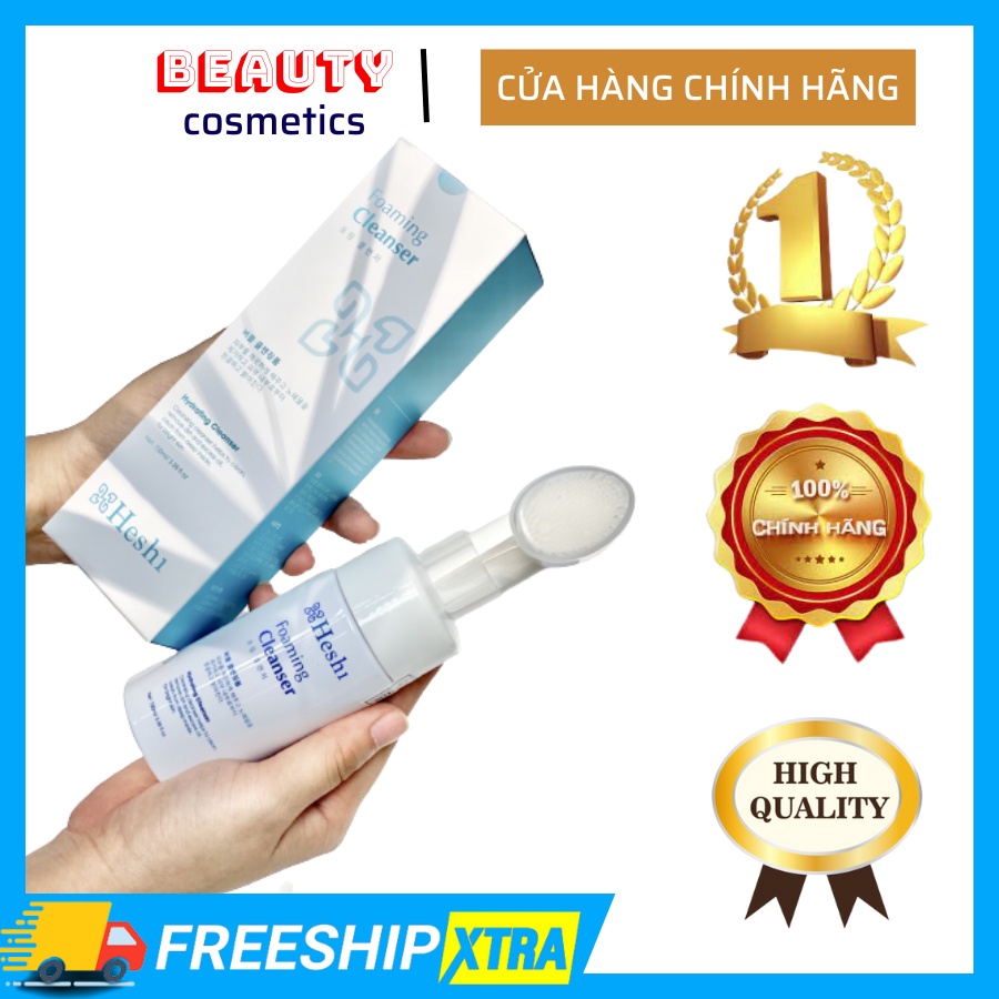 SRM Sữa Rửa Mặt Heshi Foaming Cleanser 100ml Mỹ Phẩm Hàn Quốc chính hãng