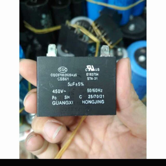 Tụ quạt đứng 5uF