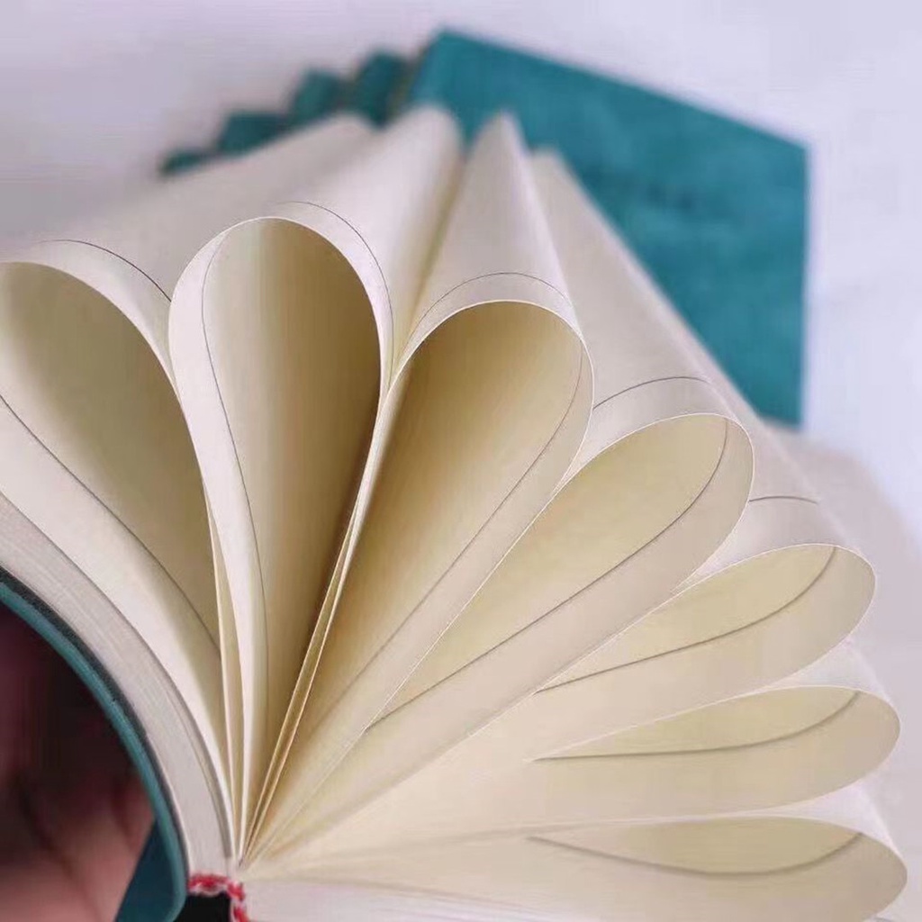 Sổ Tay Nhật Ký Bìa Da Mềm TF A5 + Bút Màu Đen