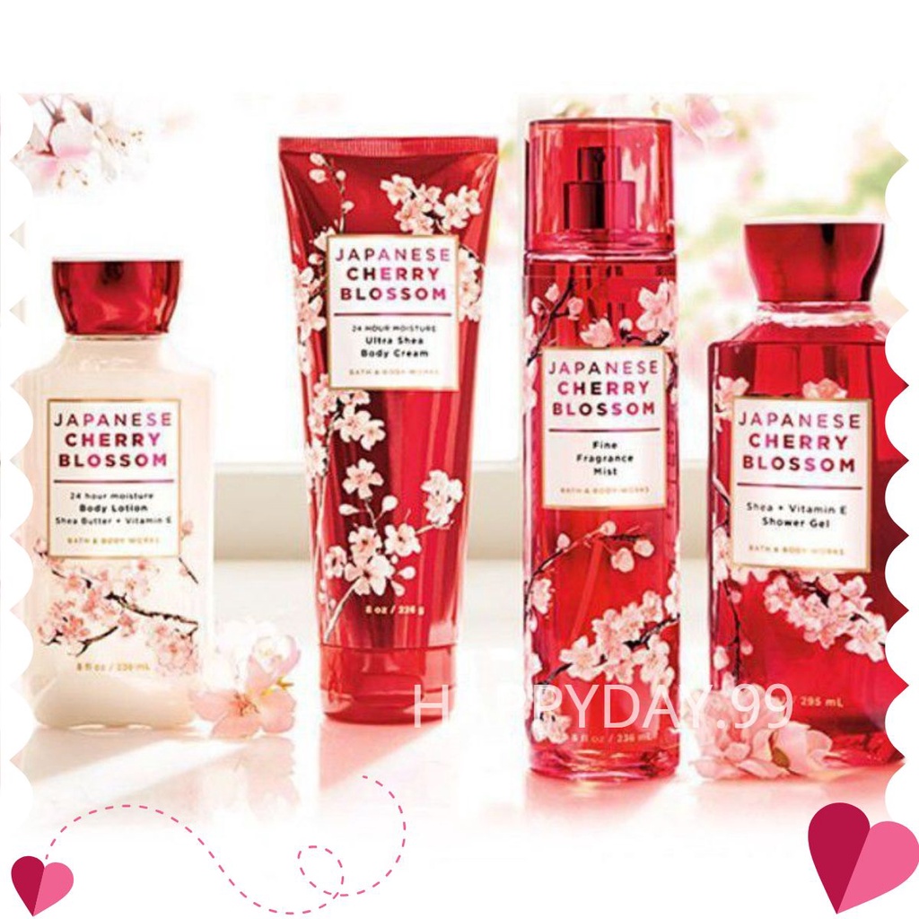 ✅ Xịt Thơm Toàn Thân Bath And Body Works Body Mist Cherry Blossom (10ml) 🍭Happyday.99🍭 | BigBuy360 - bigbuy360.vn