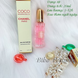 [ Mã THEGNH5K - giảm 5K] NƯỚC HOA NỮ MINI CHUẨN PHÁP 20ML SANG TRỌNG (mùi như hình)