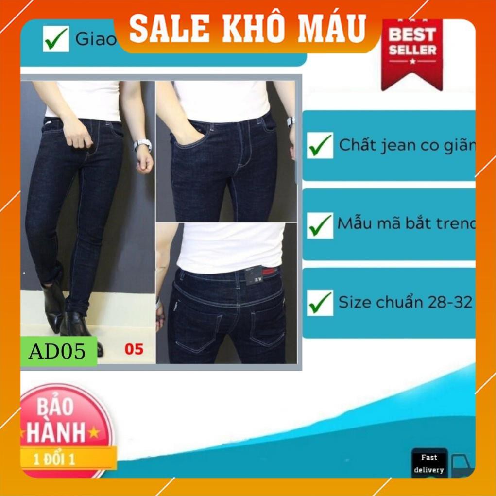 Quần dài nam giá rẻ (FREE SHIP) Quần Jean Nam Trơn Hàng VNXK Jean Co Giãn Cao Cấp (44-72KG) | BigBuy360 - bigbuy360.vn