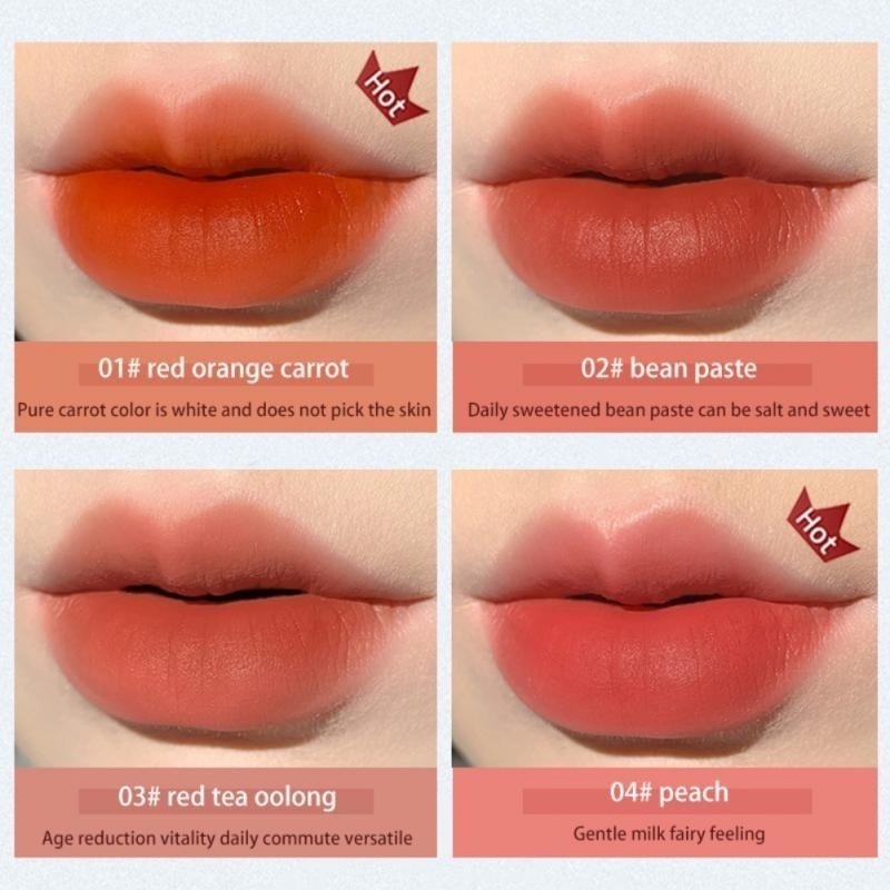 Son Môi 8 Màu Tùy Chọn Chống Thấm Nước Và Mồ Hôi Lâu Trôi Không Dính Cốc