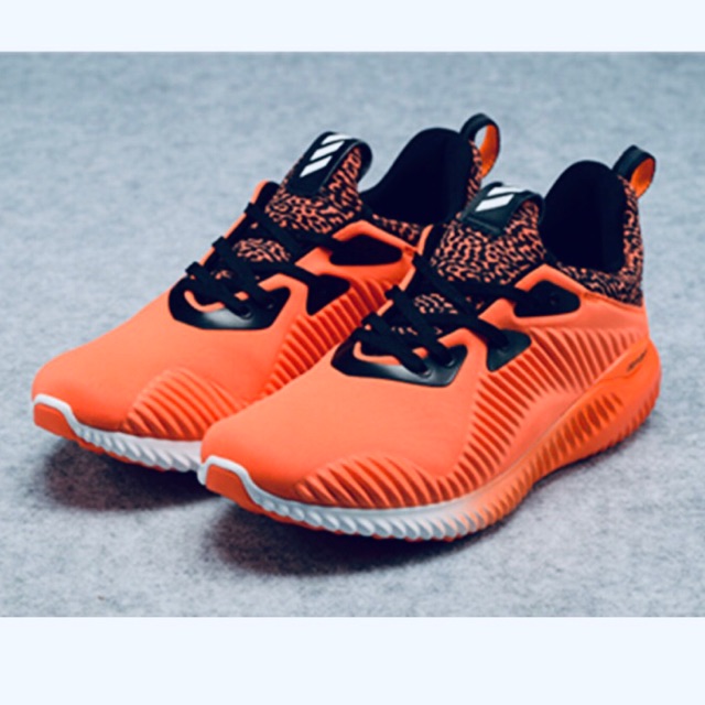 GIÀY THỂ THAM NAM NỮ ANPHA BOUNCE ORANGE WHITE 1 MESH RUNNING SHOES