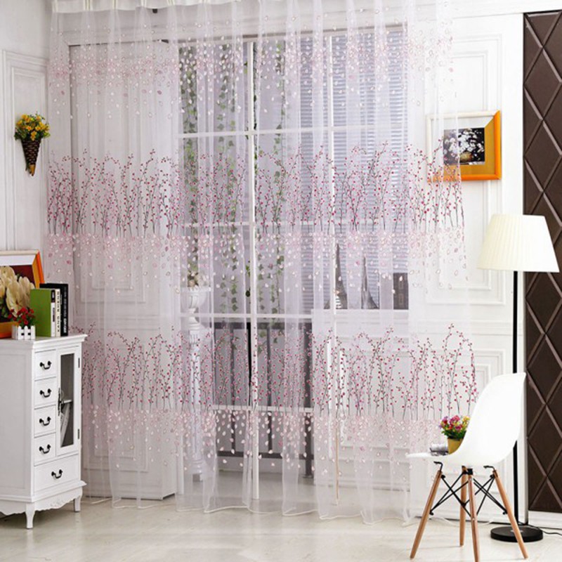 Rèm cửa vải mỏng trang trí nhà 100*200cm