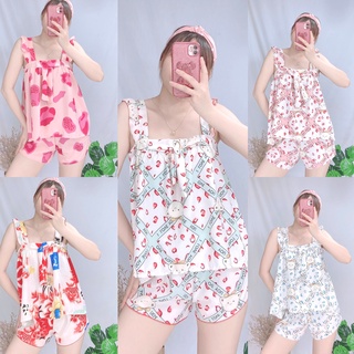 Đồ bộ cánh tiên, Đồ bộ đùi nữ cánh tiên mặc nhà, đồ ngủ dễ thương