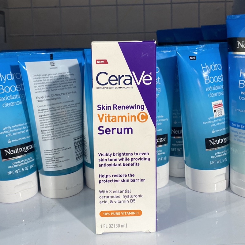 Serum sáng da mờ thâm Cerave Skin Renewing Vitamin C Serum 10% Pure 30ml