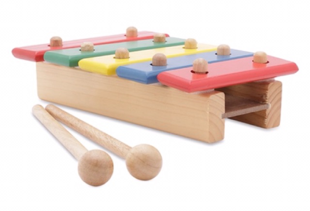 Đàn gõ 5 thanh, đồ chơi âm nhạc bằng gỗ