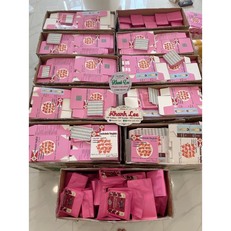 Kẹo socola giảm cân Chokolade Vaegttab, bản mới màu hồng [chính hãng, date xa] | BigBuy360 - bigbuy360.vn