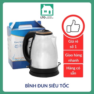 Ấm Siêu Tốc Inox Bình Đun Nước Cao Cấp 1.8L