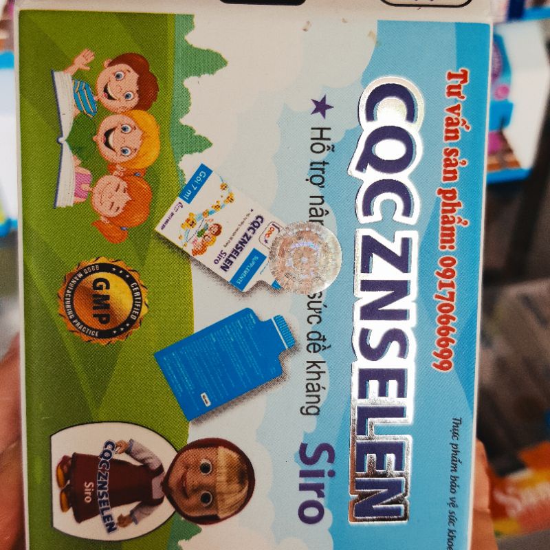 Siro Kẽm CQC Zelen, tăng đề kháng cho bé