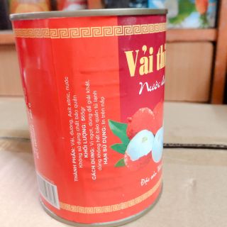 Vải thiều lon Việt Nam 565g
