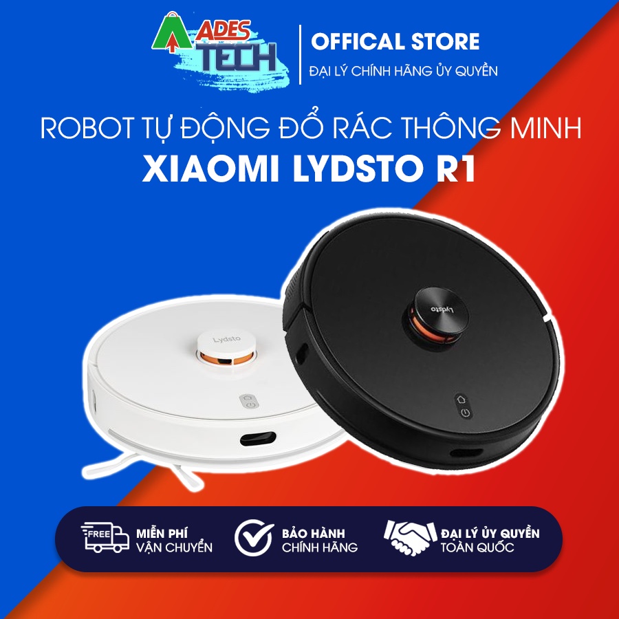 Robot tự động đổ rác Lydsto R1 - Robot thông minh Xiaomi | Bảo Hành Chính Hãng 12 Tháng