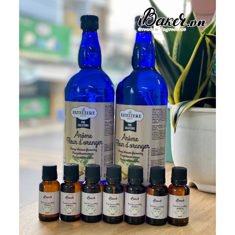 [20ml] Nước hoa cam Pháp  Pateliere làm bánh mì hoa cúc (chiết từ chai 1L)