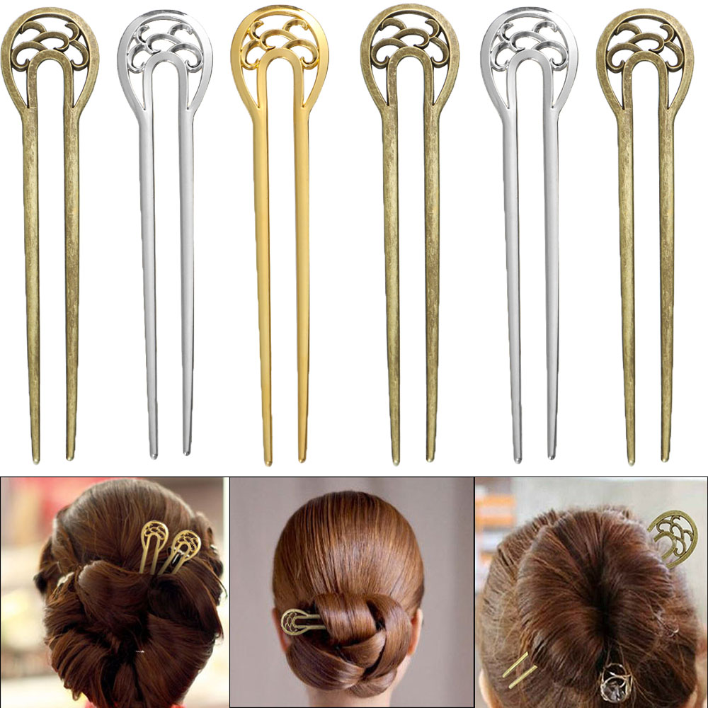 Trâm Cài Tóc Chữ U Hình Hoa Thời Trang Cho Nữ