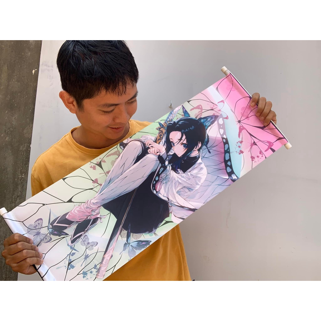 Tranh treo Kimetsu no Yaiba 30x70cm - Baystore