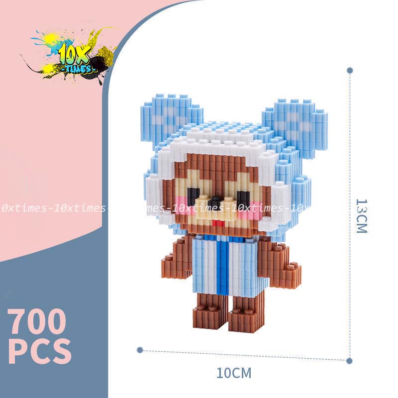 (15cm) mô hình lắp ráp cáo thỏ stella lou đứng cute dễ thương  tặng sinh nhật bạn gái