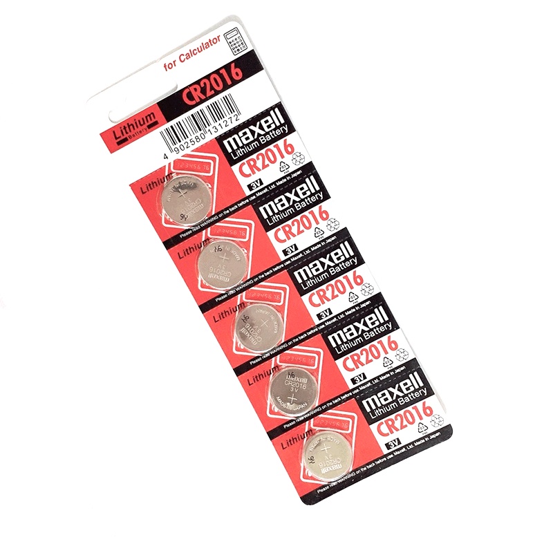 PIN CR2016 KCR2016 LM2016 BR2016 lithium 3 volt MX - Dùng cho Máy tính, Đồng hồ.v.v 1 vỉ 5 viên