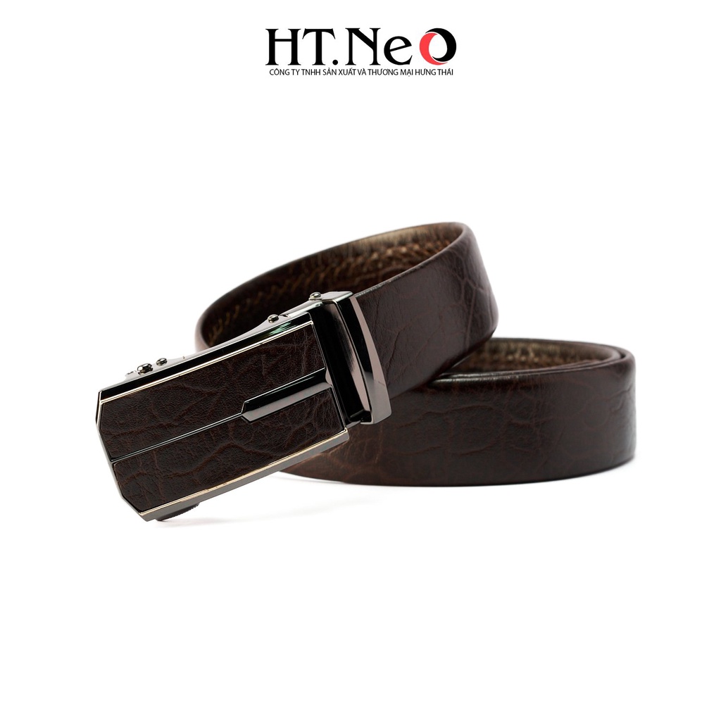 Thắt lưng nam da voi HT.NEO da voi nguyên miếng siêu dẻo dai, thiết kế lịch thiệp nam tính DL20