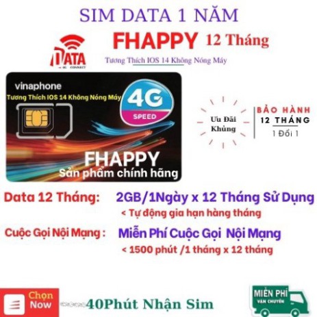 XẢ HÀNG SIM VD89 ,FHappy và D500 12 Tháng( Miễn phí từ 6 đến 12 tháng vào mạng 4G và cuộc gọi )Có Video Kèm Kiểm Tra Tốc