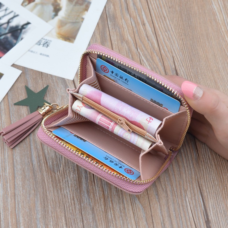 Bóp nữ Vituni ví nữ mini cầm tay thiết kế khóa kéo họa tiết mèo đẹp VN29 | BigBuy360 - bigbuy360.vn