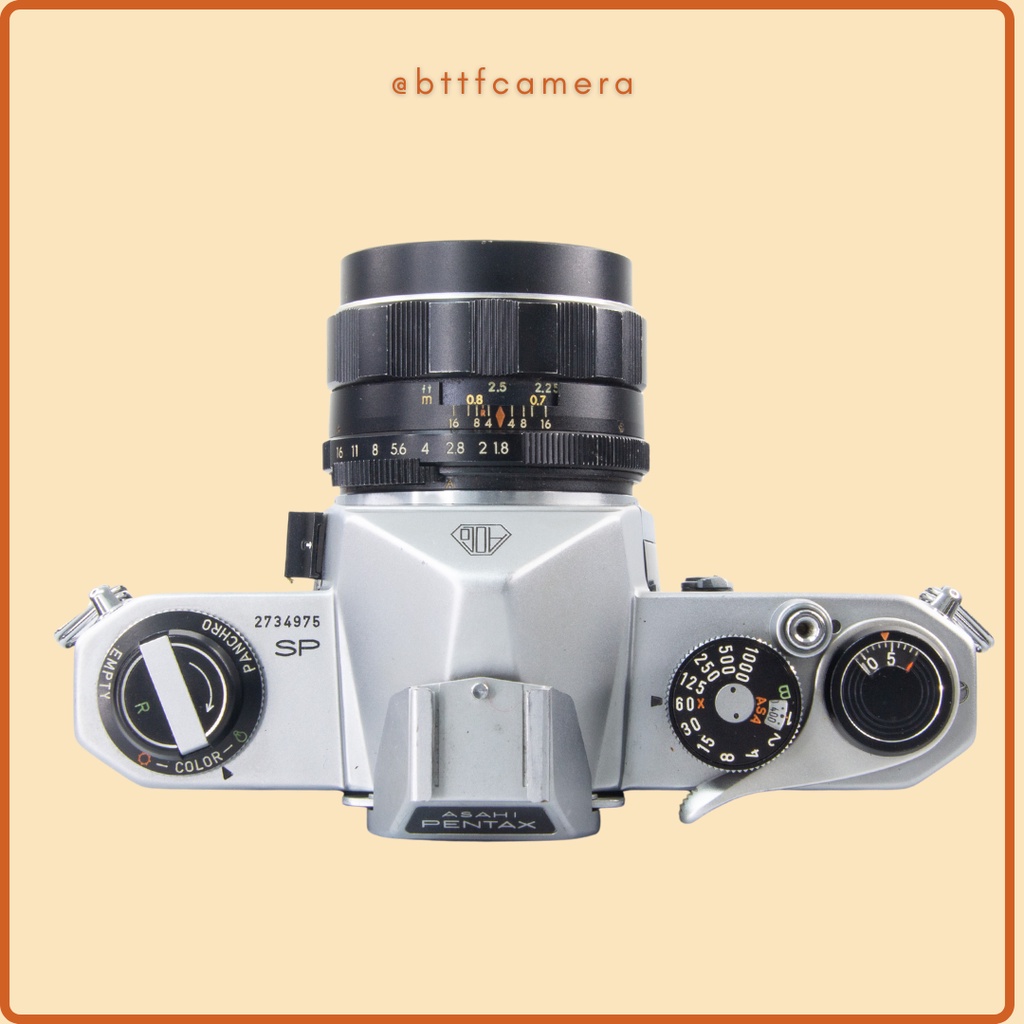 Máy Ảnh Film Pentax Spotmatic  Kèm Ống Kính Super-Takuma 55mm f1.8