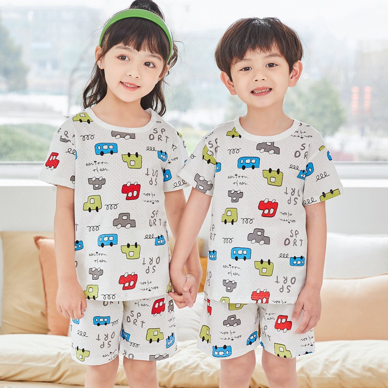 [SALE] BT5⚡Size đại 11-35kg⚡Bộ thun thông hơi hàn quốc xịn 100% cotton mùa hè cho bé ⚡Thời trang trẻ em FREESHIP