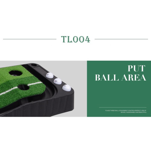 THẢM PUTTING GOLF NHỰA -PGM TL004 Black PP Golf Putting Trainer