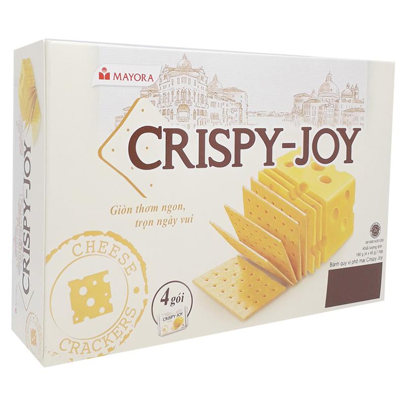 Bánh Crispy Joy Vị Phô Mai 156g