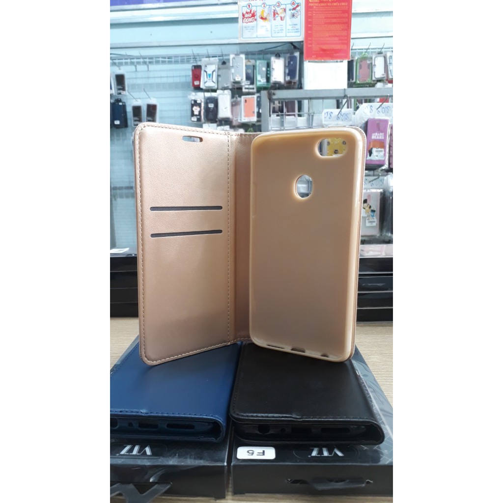 Bao da Oppo F5 / F7 / F9 nắp gập dạng ví O+ cao cấp chính hãng | BigBuy360 - bigbuy360.vn