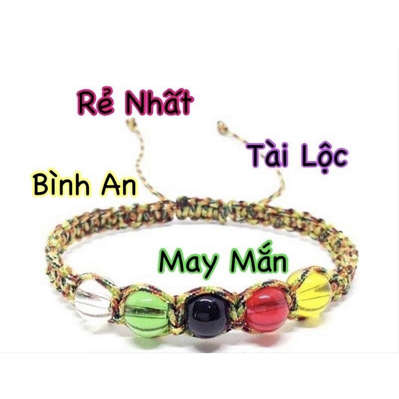 Vòng Tay Chỉ Ngũ Sắc Bình An May Mắn - N62 | BigBuy360 - bigbuy360.vn