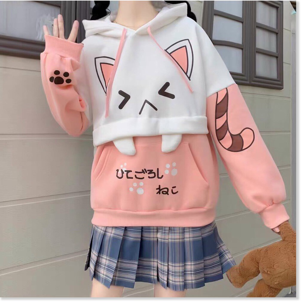 ÁO HOODIES FOM TO Y HÌNH MỚI NHẤT 2021 GIÀNH CHO CÁC BẠM NỮ XINH XẮN LANA FASHION