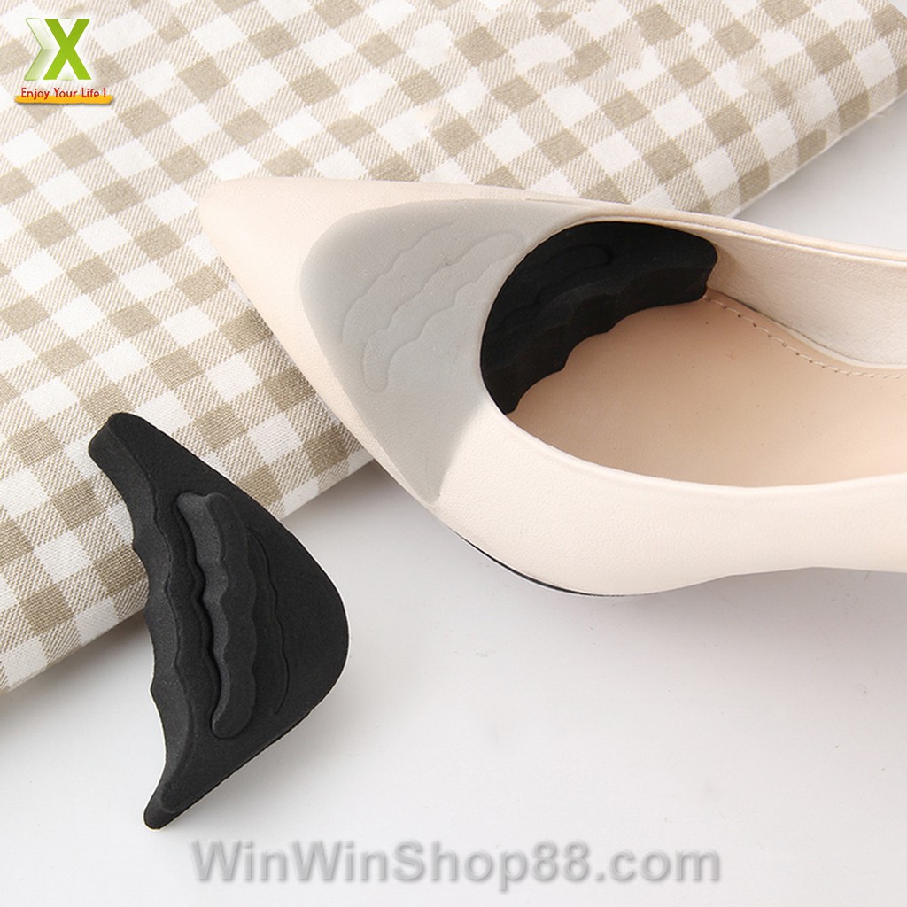 Miếng lót giày mút giảm đau đầu ngón cho giày bít ngón, đệm êm ngón chân dành cho giày nam và nữ - Winz.vn