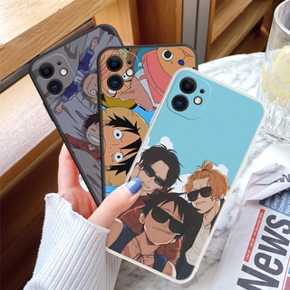 Ốp Điện Thoại Dẻo Họa Tiết Hoạt Hình One Piece Luffy Cho iPhone 11 12 13 8 7 6 4 5 S SE Pro Max Plus X XS XR XSM