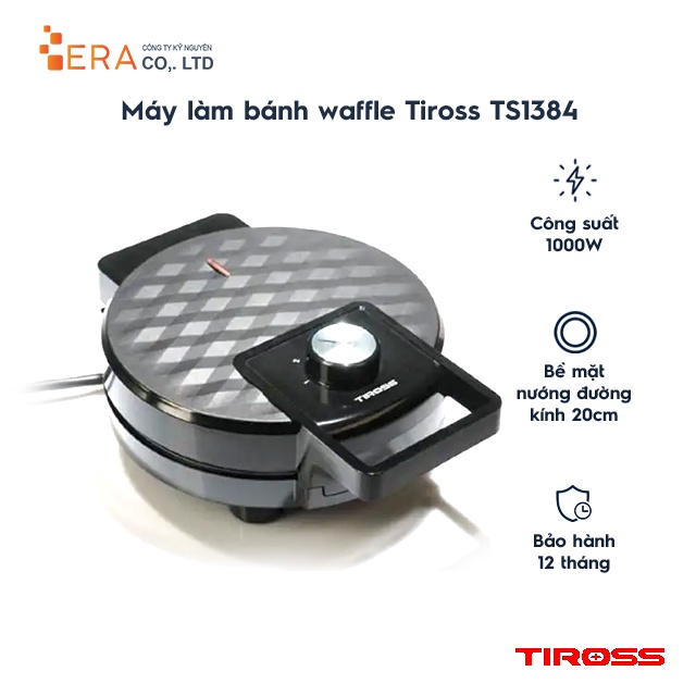 [Mã ELHADEV giảm 4% đơn 300K] Máy làm bánh waffle Tiross TS1384