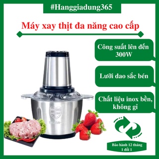 Máy xay thịt đa năng cối inox, máy xay đa năng