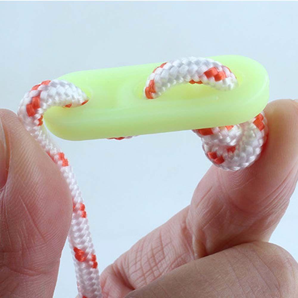 Set 10 Khóa Nhựa 3 Lỗ 4mm 4mm Điều Chỉnh Dây Lều Cắm Trại