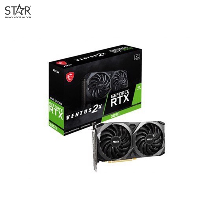 VGA MSI RTX 3050 8G GDDR6 Ventus 2X OC