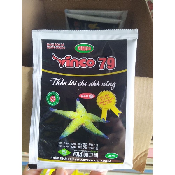 Phân bón lá vino79 gói 25ml vinco