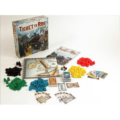 Boardgame Thẻ Bài Hay Ticket To Ride - Europe Bản Tiếng Anh English