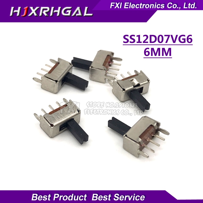 Set 20 Công Tắc Gạt SS12D07VG6 5PIN 2 file Cầm Tay 6mm