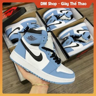 Giày JD1 high thể thao sneaker JORDAN 1 xanh dương cổ cao Hot trend , DM Shop