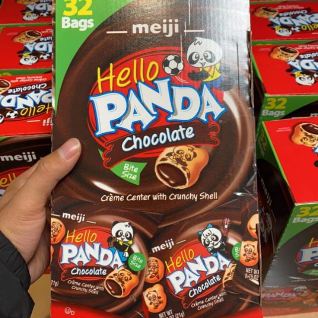 Bánh Meiji Hello Panda (vị chocolate)