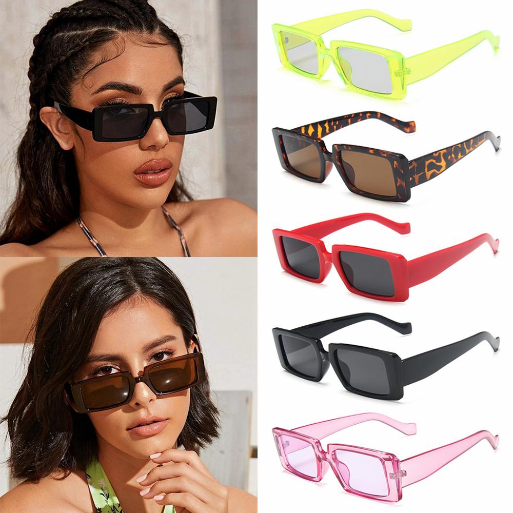 Kính Mát Hình Chữ Nhật Chống Tia UV400 Màu Sắc Đa Dạng Thời Trang