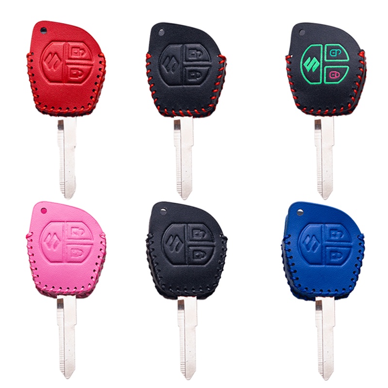 bọc chìa khoá suzuki Celerio handmade da thật 003