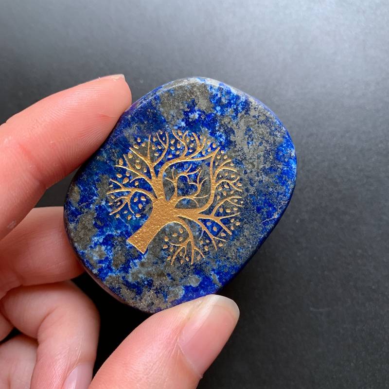 1 Đá Lapis Lazuli Tự Nhiên Màu Xanh Dương Dùng Trang Trí Nhà Cửa