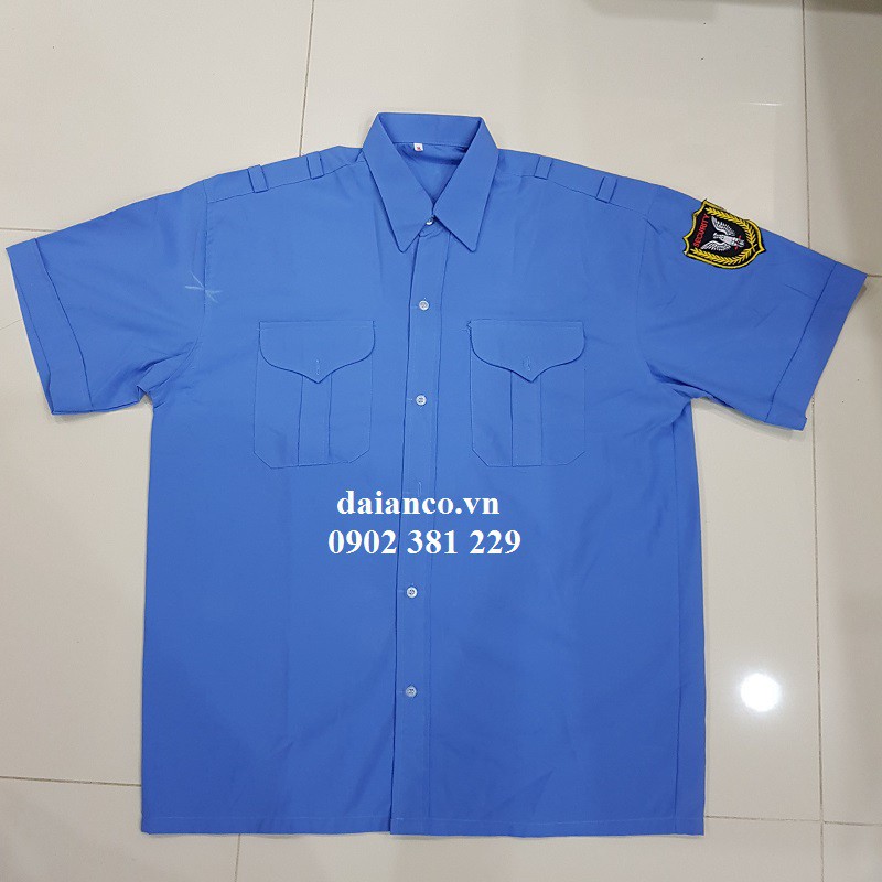 Áo đồng phục bảo vệ vải kate Ford mát loại I - đủ size | BigBuy360 - bigbuy360.vn