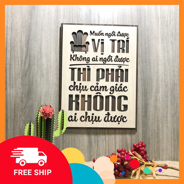 Tranh tạo động lực treo tường trang trí văn phòng - Câu nói của Sơn Tùng MTP